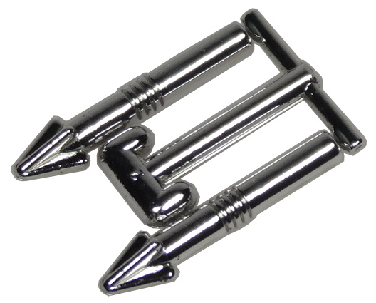 Weapon Harpoon [4 Grooves on Shaft] in Chrome Silver