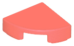 Tile Round 1 x 1 Quarter in Coral