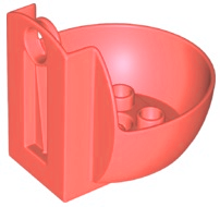 Duplo Ferris Wheel Gondola in Coral
