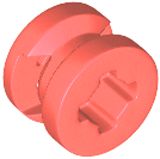 Wheel 8 x 6 with Slot in Coral