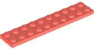 Plate 2 x 10 in Coral