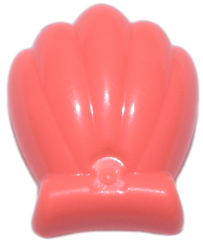 Animal, Sea Life Set, Clam Shell Small in Coral