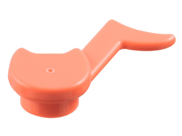Musical Instrument Microphone with Cat Ears in Coral