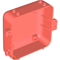 Pod, Square 3 x 8 x 6 2/3 [Female] in Coral
