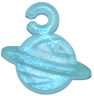 Pendant Cat in Satin Trans-Light Blue