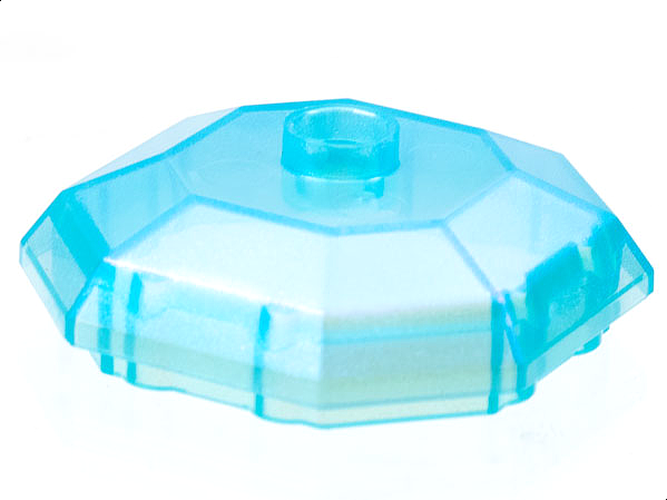 Rock, Lower Part in Satin Trans-Light Blue