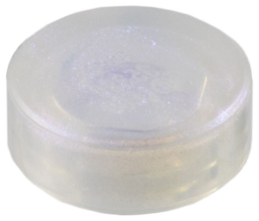 Tile Round 1 x 1 in Satin Trans-Clear
