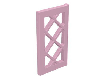 Window 1 x 2 x 3 Pane Latticed in Pink