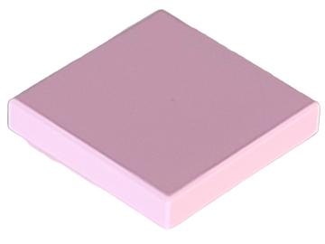 Tile 2 x 2 with Groove in Pink
