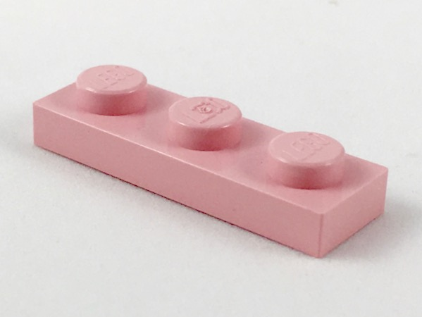 Plate 1 x 3 in Pink