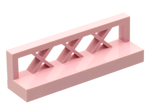 Fence Lattice 1 x 4 x 1 in Pink