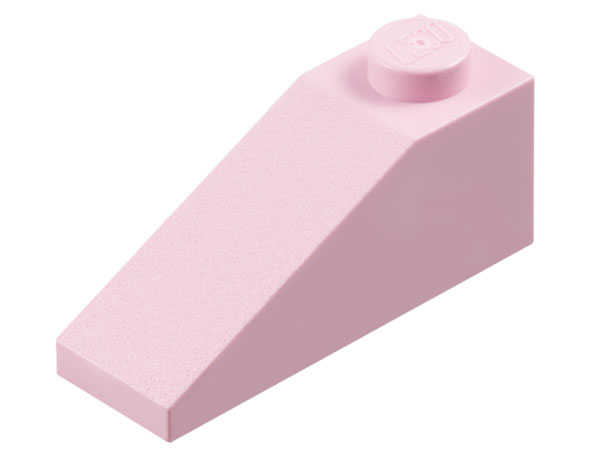 Brick Sloped 33° 3 x 1 in Pink