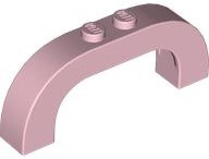 Brick Arch 1 x 6 x 2 Curved Top in Pink