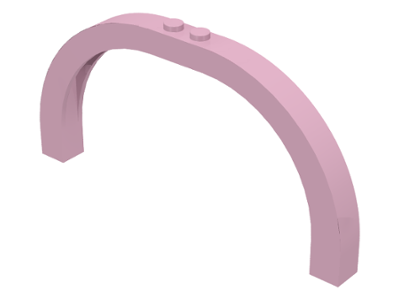 Brick Arch 1 x 12 x 5 Curved Top in Pink