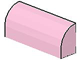 Brick Curved 1 x 4 x 1 1/3 No Studs, Lowered Inside Support in Pink