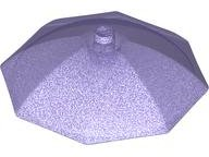 Equipment Umbrella Top with No Bottom Flaps, 6 x 6 with Top Stud in Satin Trans-Purple