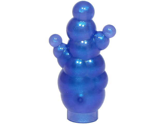 Smoke / Bubbles with Anti-Stud in Satin Trans-Purple