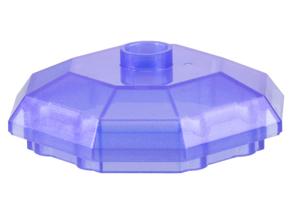 Rock, Lower Part in Satin Trans-Purple