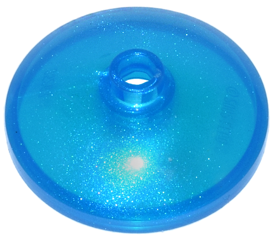 Dish 3 x 3 Inverted [Radar] in Satin Trans-Dark Blue