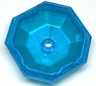 Rock, Lower Part in Satin Trans-Dark Blue