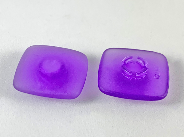 Clikits Icon, Square 2 x 2 Large with Pin in Trans-Medium Purple