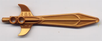 Large Figure Weapon Sword, Jayko / King Mathias (Series 1) in Reddish Gold