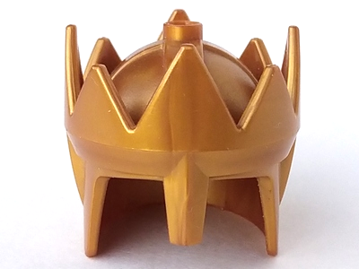 Large Figure Crown, King in Reddish Gold