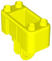Duplo Crane Basket with Locking Ring in Neon Yellow