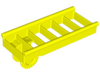 Duplo Ladder with Base Locking Ring, Short (Fire) in Neon Yellow