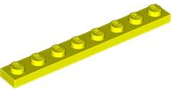 Plate 1 x 8 in Neon Yellow