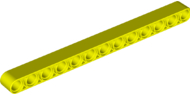 Technic Beam 1 x 13 Thick in Neon Yellow