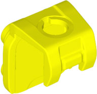 Minifig Neckwear Front Harness with 4 Back Studs in Neon Yellow