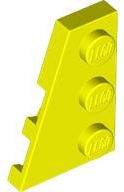 Wedge Plate 3 x 2 Left in Neon Yellow