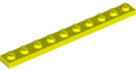 Plate 1 x 10 in Neon Yellow