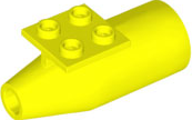 Engine Smooth Large [2 x 2 Thin Top Plate] in Neon Yellow