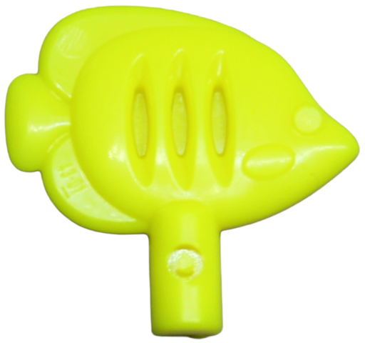 Animal, Sea Life Set, Star Fish in Neon Yellow