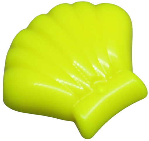 Animal, Sea Life Set, Snail with Bar in Neon Yellow
