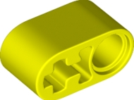 Technic Beam 1 x 2 Thick with Pin Hole and Axle Hole in Neon Yellow