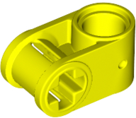 Technic Axle and Pin Connector Perpendicular in Neon Yellow