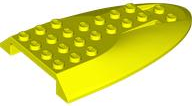Aircraft Fuselage Curved Aft Section 6 x 10 Top in Neon Yellow