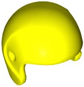 Helmet, Sports [Plain] in Neon Yellow