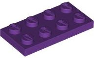 Plate 2 x 4 in Purple