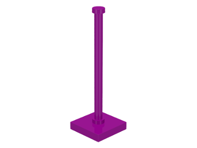 Tile Special 2 x 2 with Bar and Stud in Purple
