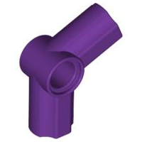 Technic Axle and Pin Connector Angled #5 - 112.5° in Purple
