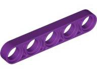 Technic Beam 1 x 5 Thin in Purple