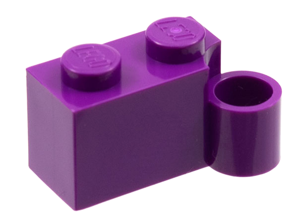 Hinge Brick 1 x 4 [Lower] in Purple