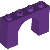 Brick Arch 1 x 4 x 2 in Purple