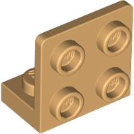 Bracket 1 x 2 - 2 x 2 Inverted in Medium Tan