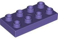 Duplo Plate 2 x 4 in Lilac