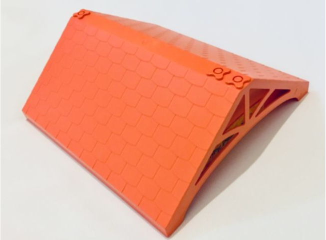 Scala, Roof 24 x 22 x 7 in Salmon